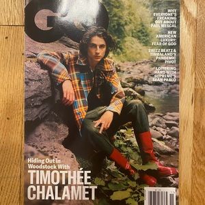 Timothee Chalamet GQ Nov 2020 Magazine